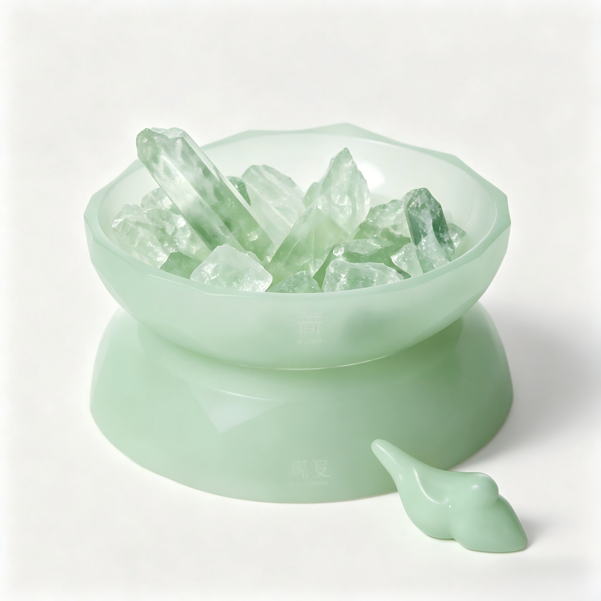 Tranquil Celadon Green Crystal Aromatherapy Diffuser Set