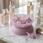 Serene Lilac Amethyst Crystal Aromatherapy Diffuser Set