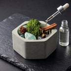 Industrial Woodland Hexagonal Concrete Aromatherapy Diffuser Set