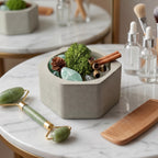 Industrial Woodland Hexagonal Concrete Aromatherapy Diffuser Set